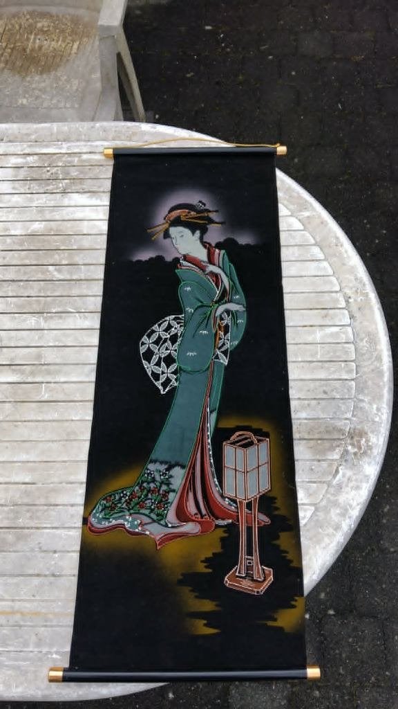rouleau mural asiatique, Antiquités & Art, Enlèvement