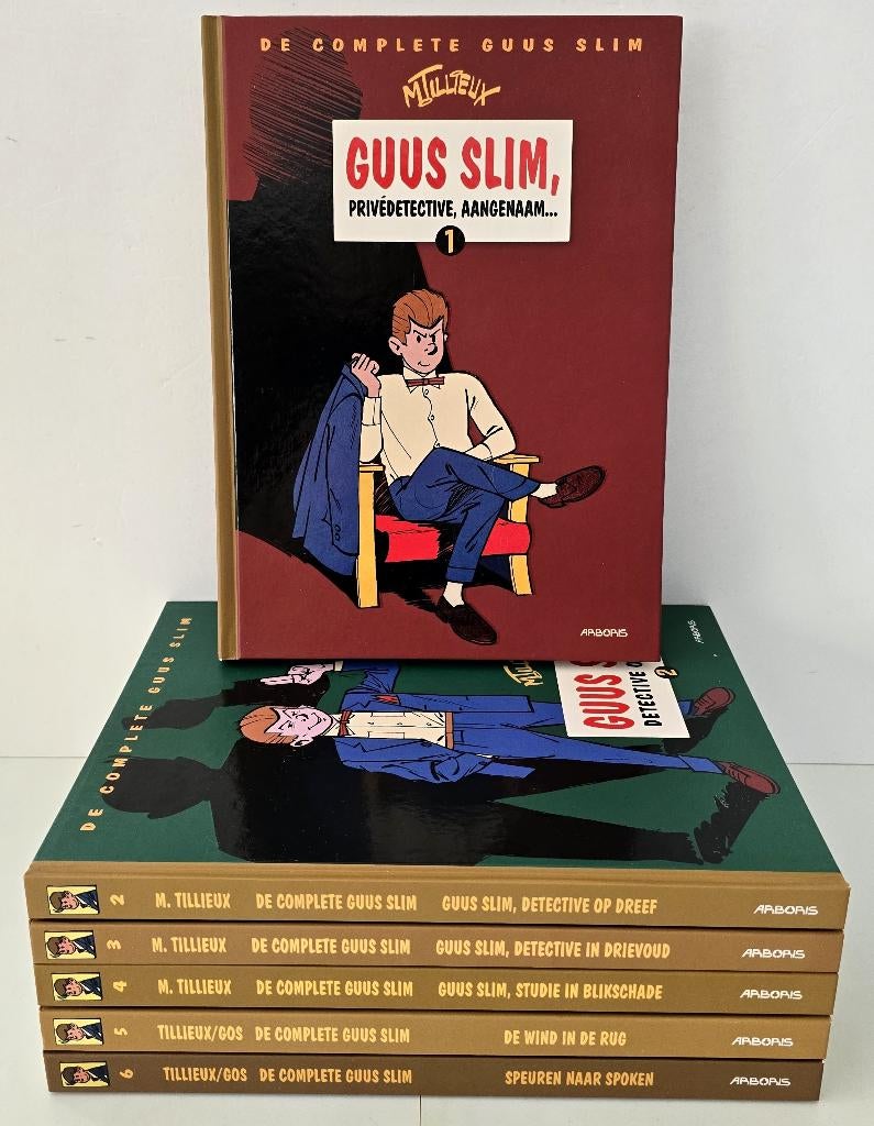 Strips - De complete Guus Slim - HC - klassiekers gebundeld, Boeken, Stripverhalen, Complete serie of reeks, Ophalen of Verzenden