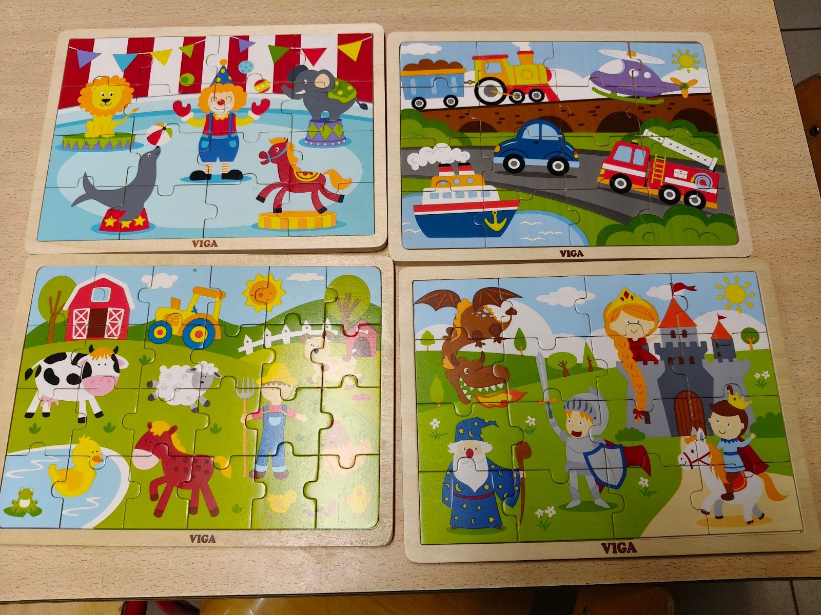 4houten themapuzzels, Kinderen en Baby's, Speelgoed | Kinderpuzzels, Ophalen