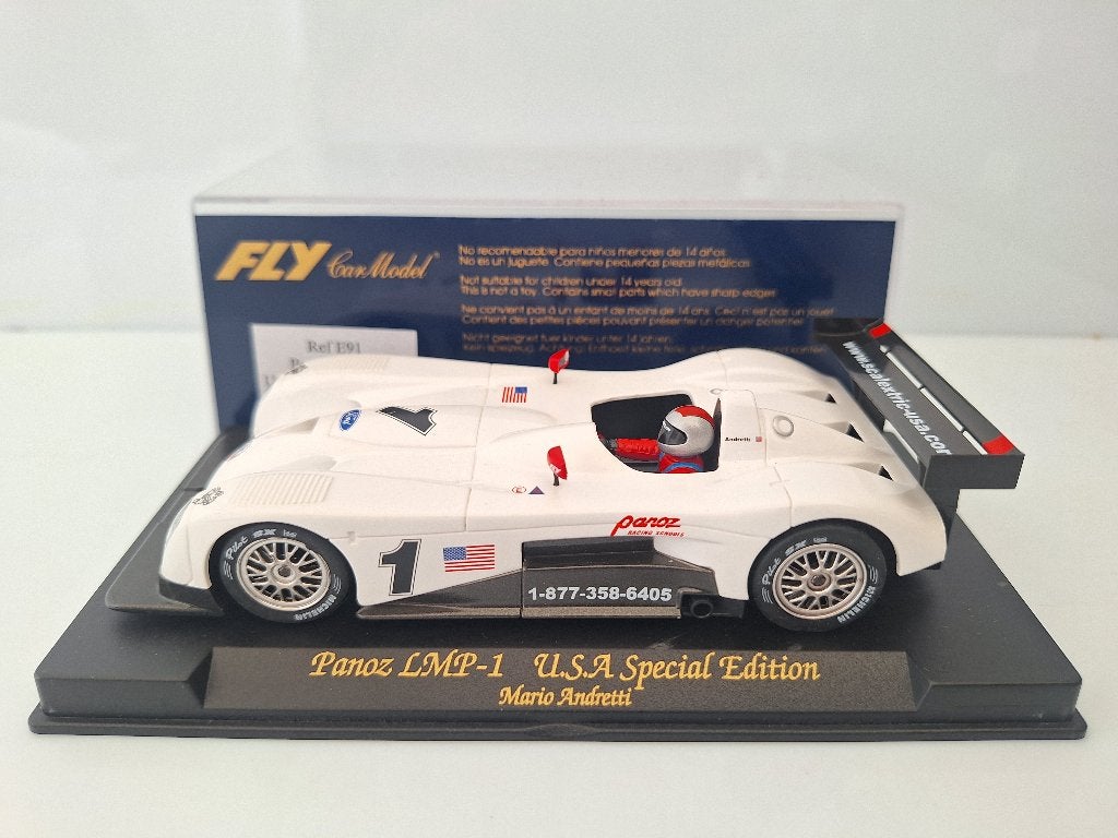 Fly E-91 Panoz LMP-1 USA Special Edition Mario Andretti, Overige merken, Racebaan, Nieuw, Ophalen of Verzenden
