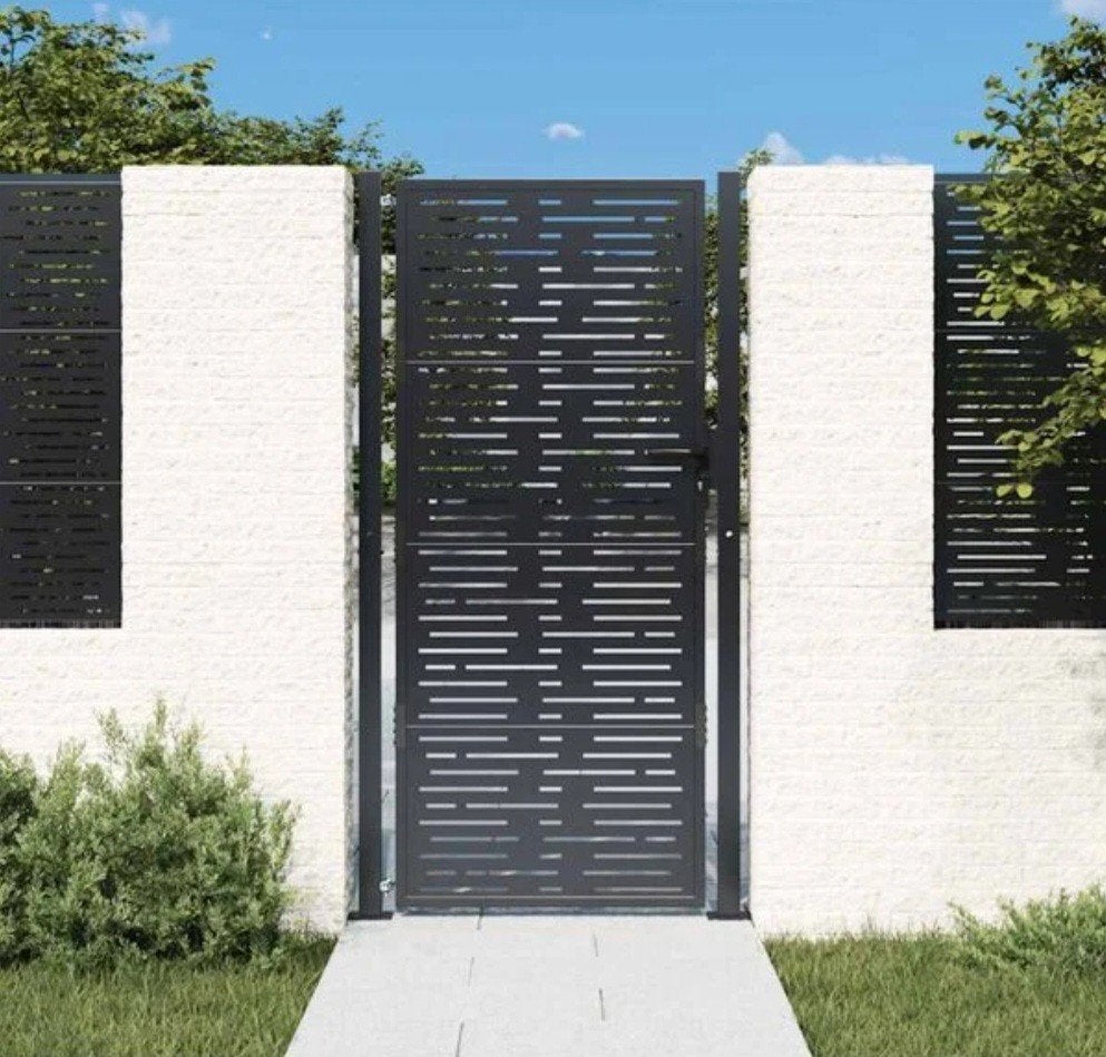 2 nieuwe tuinpoortjes + palen + alle bevestigingsmateriaal, Tuin en Terras, Tuinpoorten, Ophalen, 200 cm of meer, Nieuw, Draaipoort