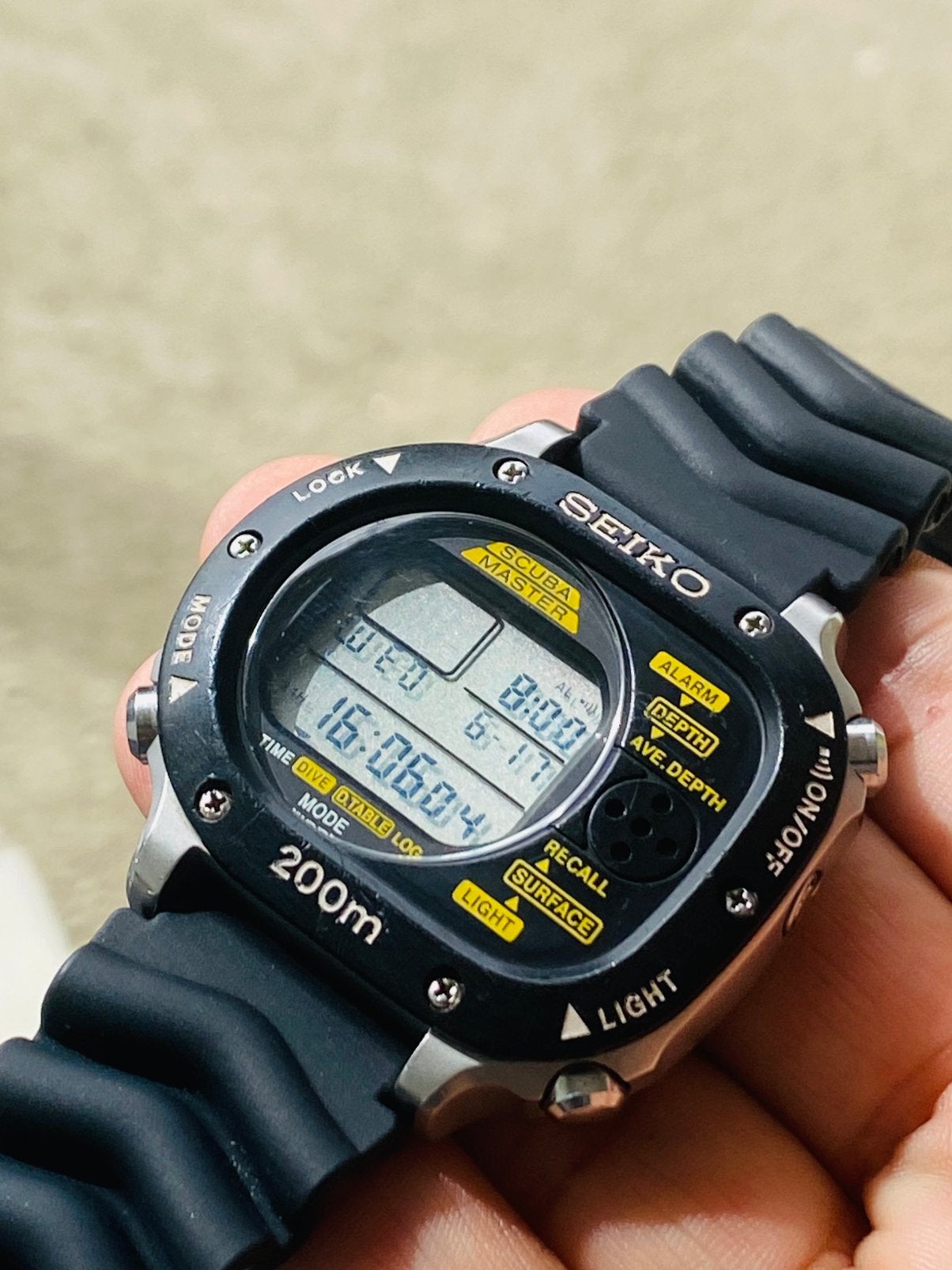 Seiko Scubamaster  Dive Computer + Seiko Skx 007j, Seiko, Staal, Polshorloge, Overige materialen