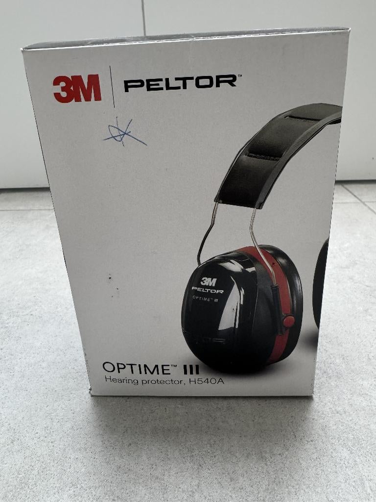 3M Peltor – Optime III (H540A), Bricolage & Construction, Protecteurs auditifs, Neuf, Enlèvement ou Envoi