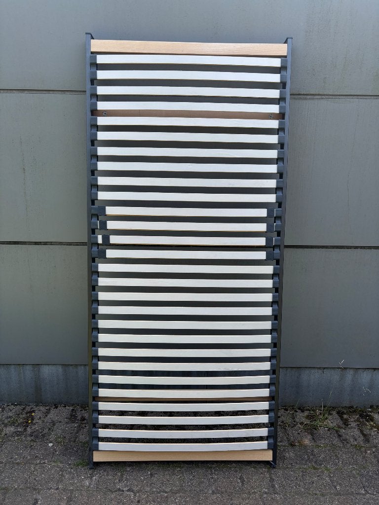 Lattenbodem 1pax bed, Ophalen, Eenpersoons, Bruin, 190 cm of minder