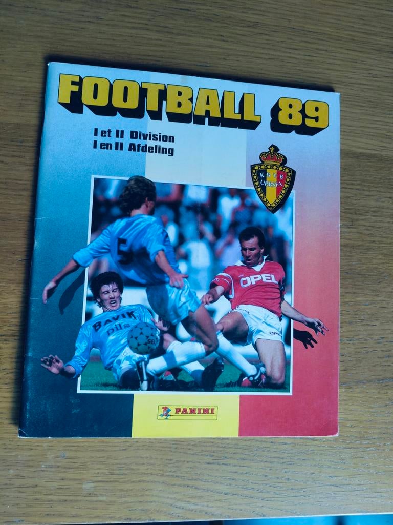 Leeg Panini album Football 89 met bestelblad, Verzamelen, Ophalen of Verzenden