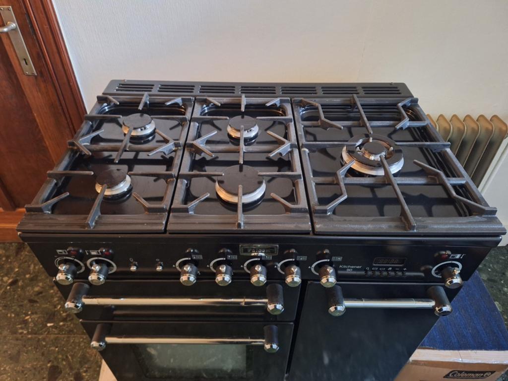 Falcon Kitchener 90 noir, Electroménager, Cuisinières, Enlèvement, Gaz