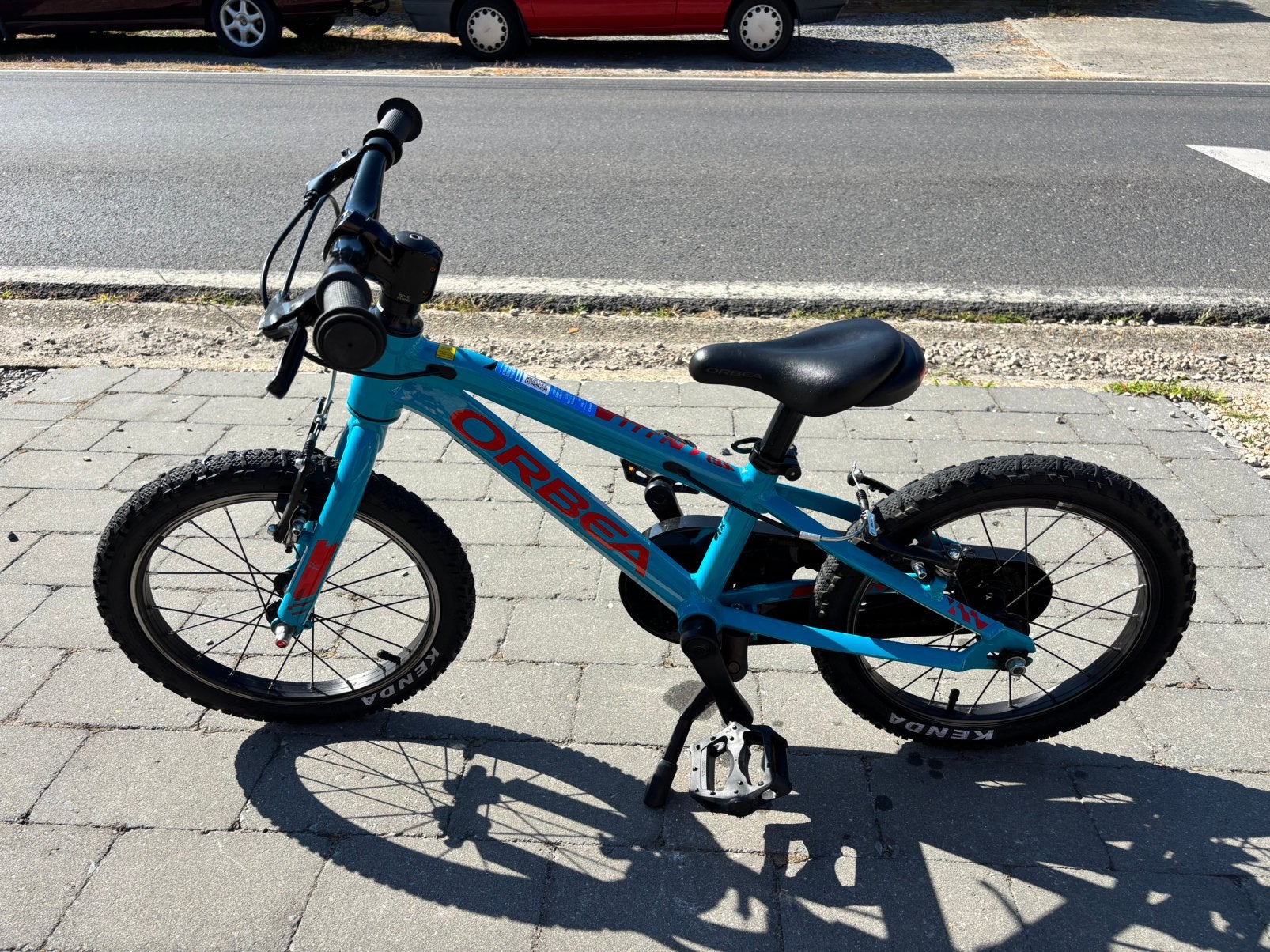 Orbea Mx16, mtb, 16 inch, goede staat, Fietsen en Brommers, Ophalen, Zo goed als nieuw, Velgrem, 16 tot 20 inch