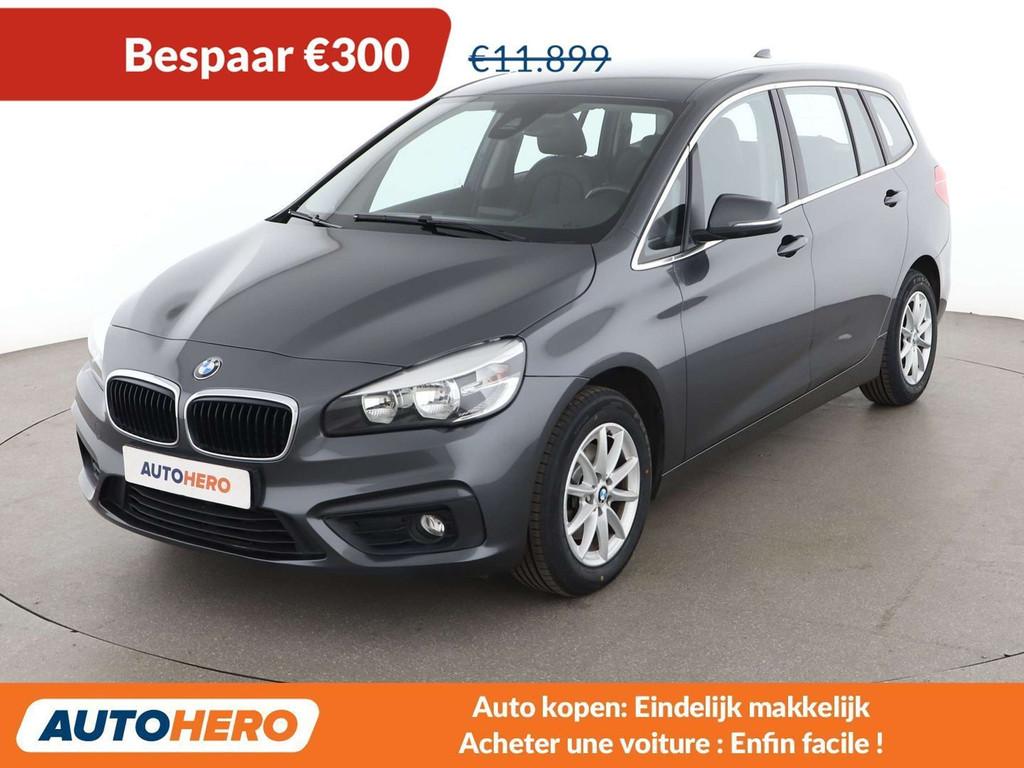 BMW 2 Serie 216 216d Gran Tourer Advantage (bj 2016), Auto's, BMW, Voorwielaandrijving, Gebruikt, Zwart, Elektronische parkeerrem