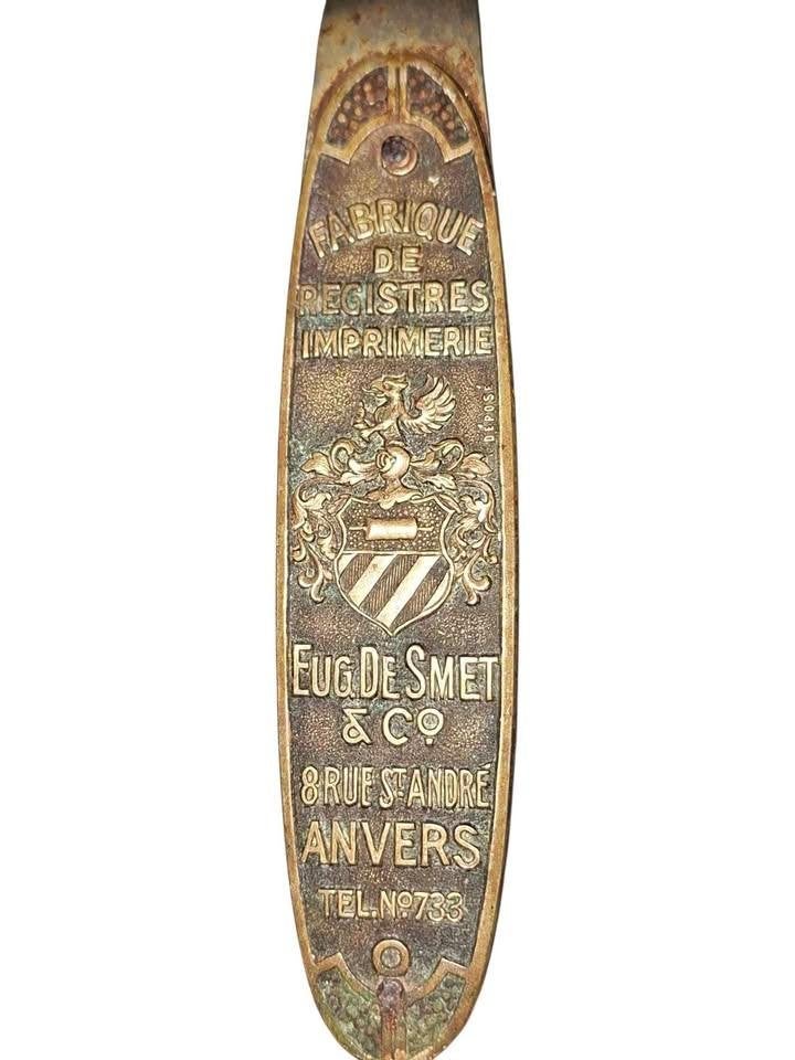 antieke brievenopener uit "Anvers", Antiek en Kunst, Ophalen of Verzenden