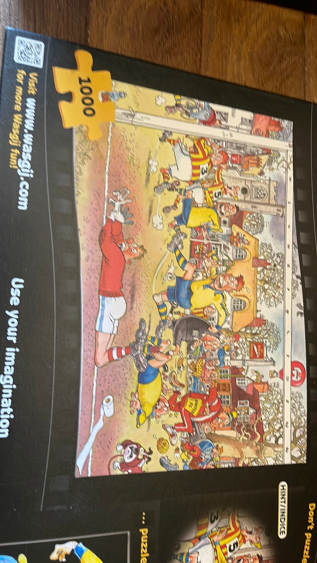 Wasgij nr 15. Original. Voetbalgekte., Ophalen, Zo goed als nieuw