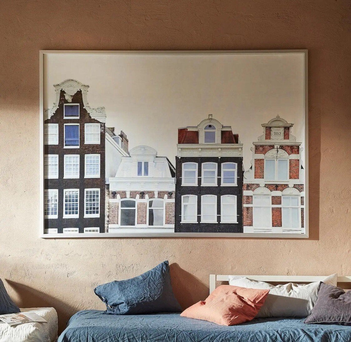 IKEA BJÖRKSTA doek + kader (200x140 cm) – Nieuw, Ophalen