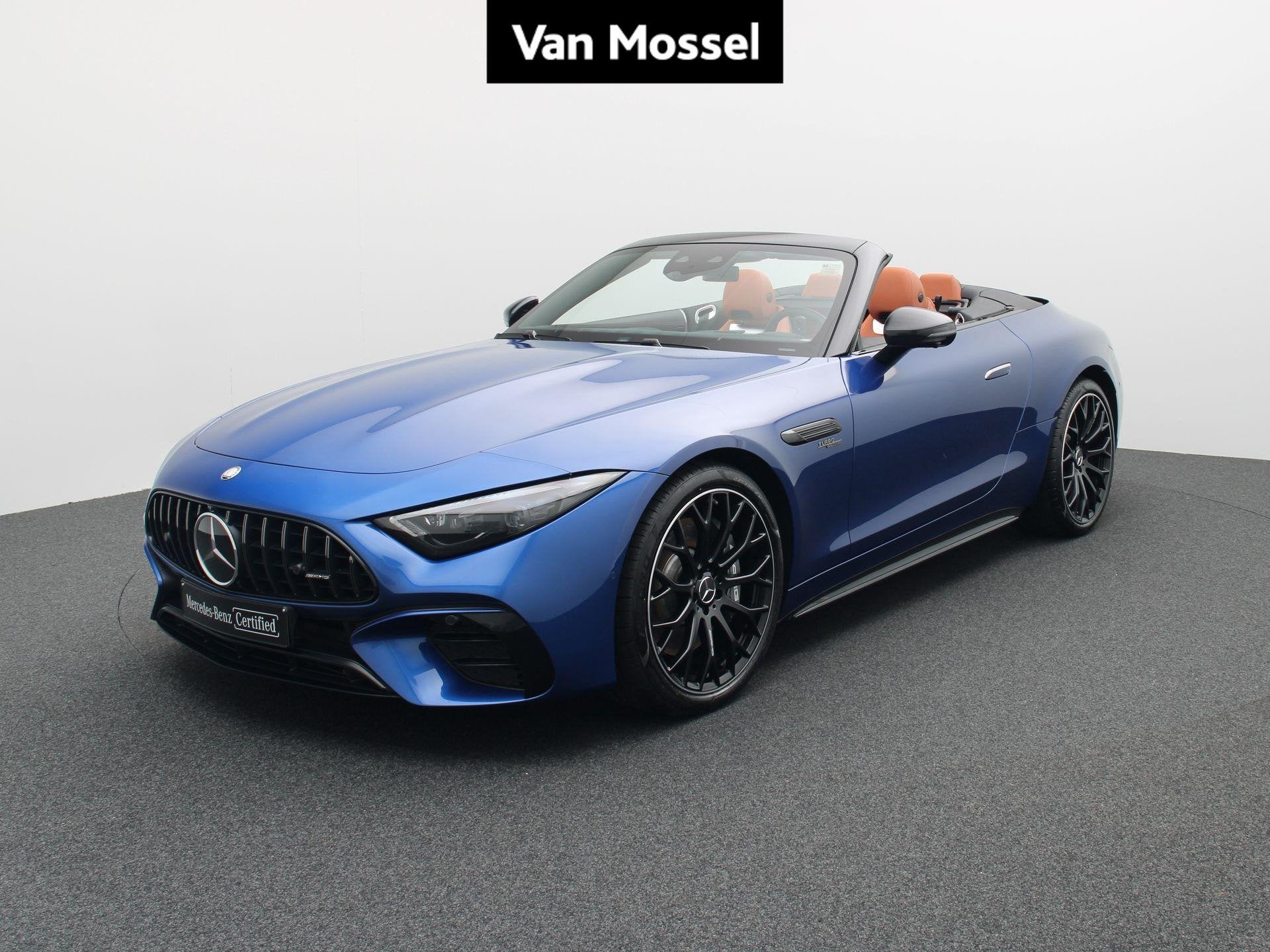 Mercedes-Benz SL 43 AMG Night Edition + PREMIUM PLUS + BURME, Auto's, Automaat, Dealer onderhouden, Achterwielaandrijving, Gebruikt