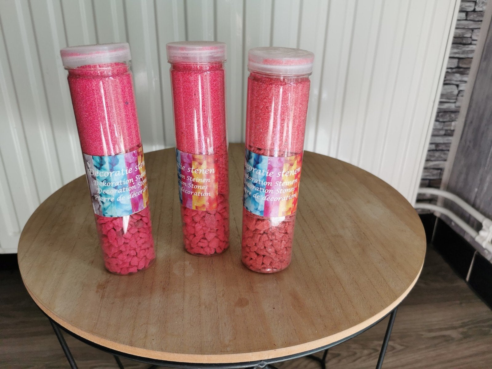 decoratie stenen, Ophalen