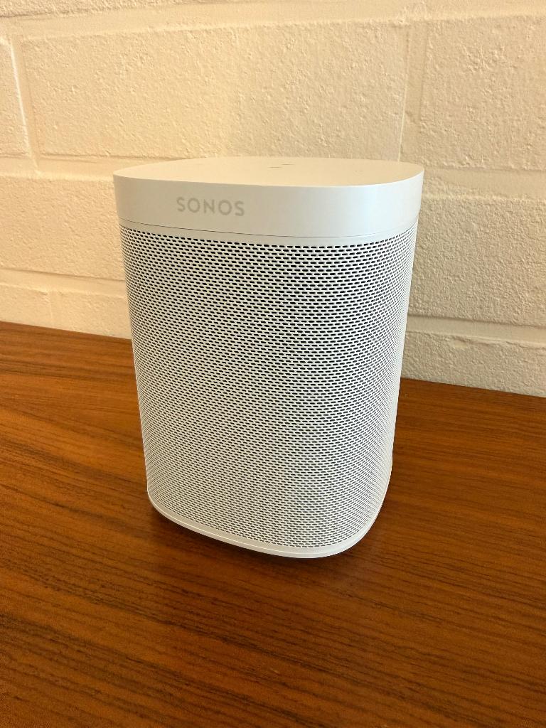 Sonos One SL, Ophalen, Zo goed als nieuw, Front, Rear of Stereo speakers, Sonos