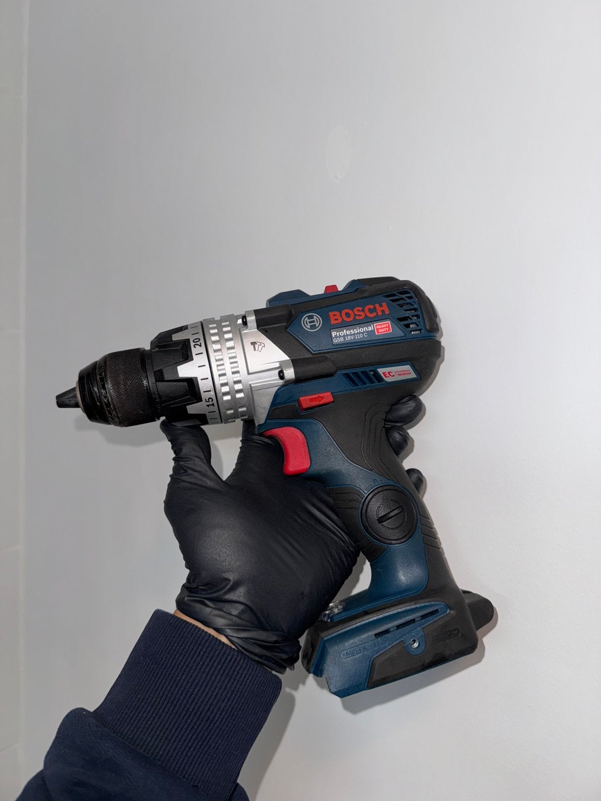 BOSCH PRO GSB 18V 110 C/ klop boormachine, Doe-het-zelf en Bouw, Ophalen of Verzenden, Zo goed als nieuw