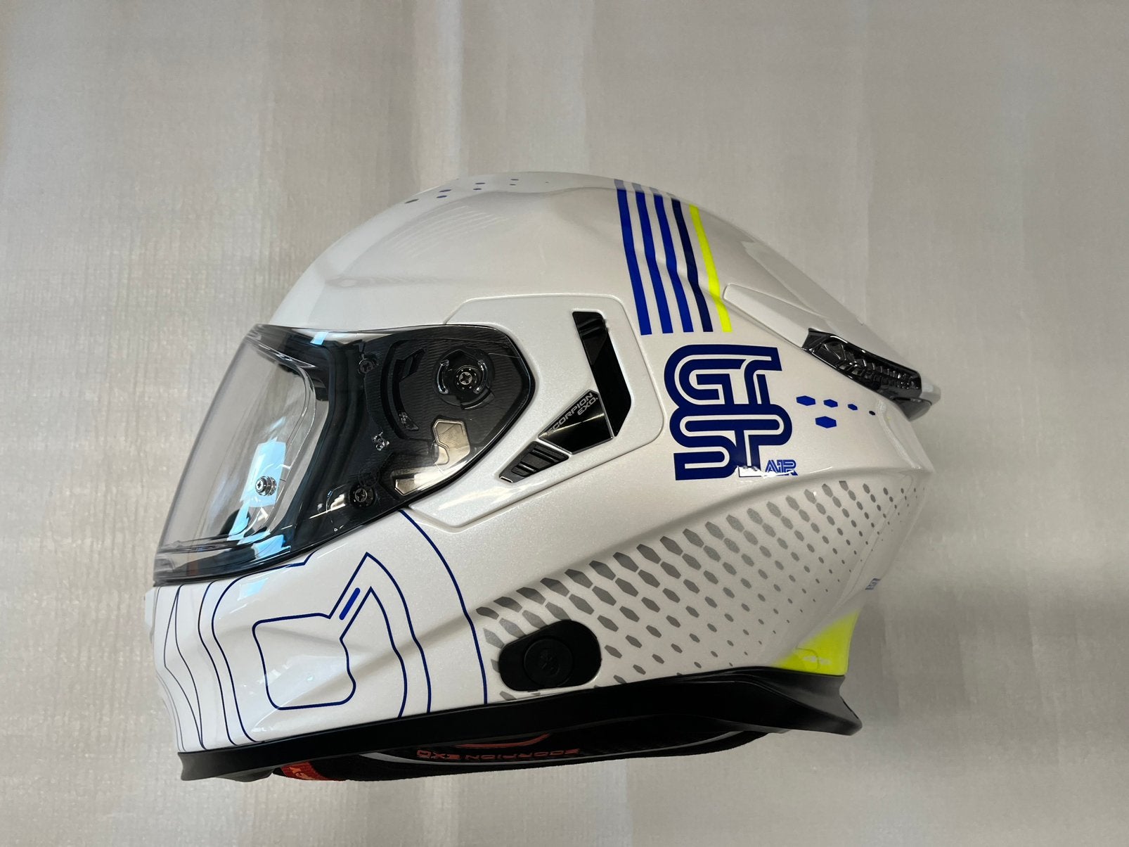 1 # CASQUE SCORPION GT SP AIR taille L., Autres marques, Seconde main, Enlèvement ou Envoi, Casque intégral