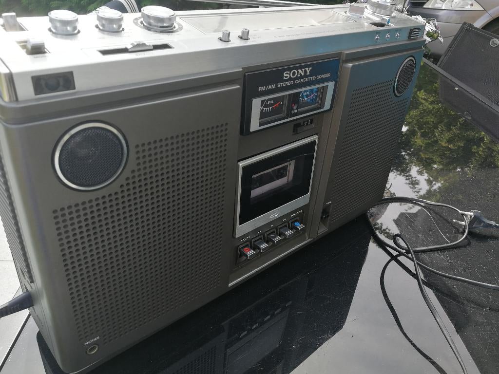 Ghettoblaster Sony CF 570 L uit 1974, Enlèvement ou Envoi, Utilisé, Radio