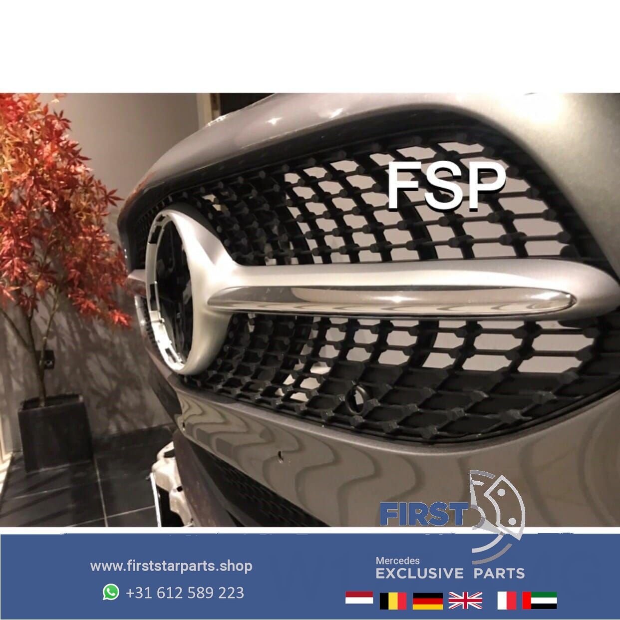 W177 A35 AMG LINE BUMPER GRIJS A KLASSE BUMPER 2018-2020 ORI, Auto-onderdelen, Gebruikt, -, Voor, Ophalen of Verzenden