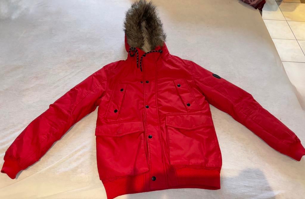 Herenjas, maat XS, Ophalen, Zo goed als nieuw, Maat 46 (S) of kleiner, Rood