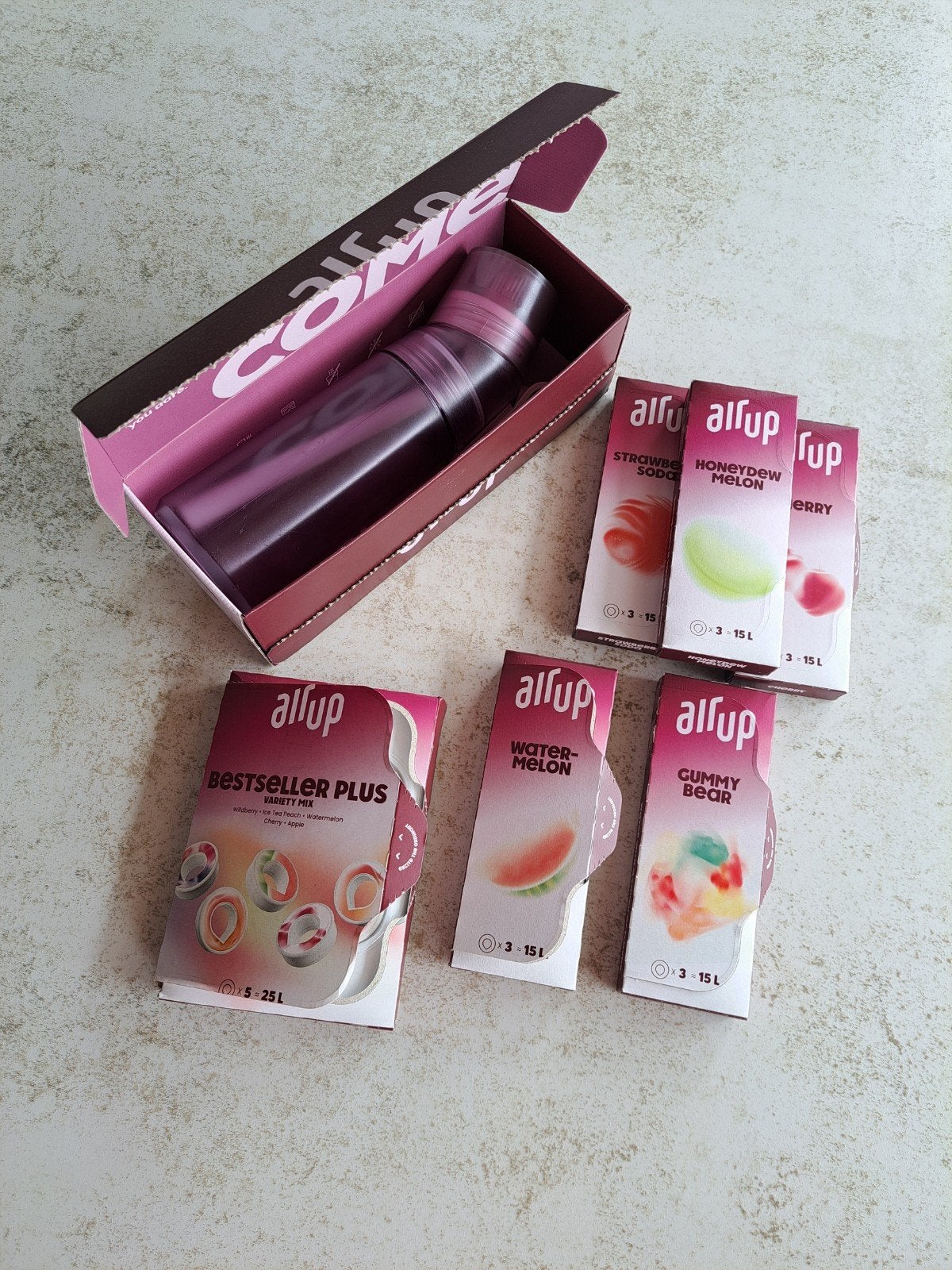 Drinkfles Air Up twist pro 600 ml + smaken, Enlèvement ou Envoi, Comme neuf