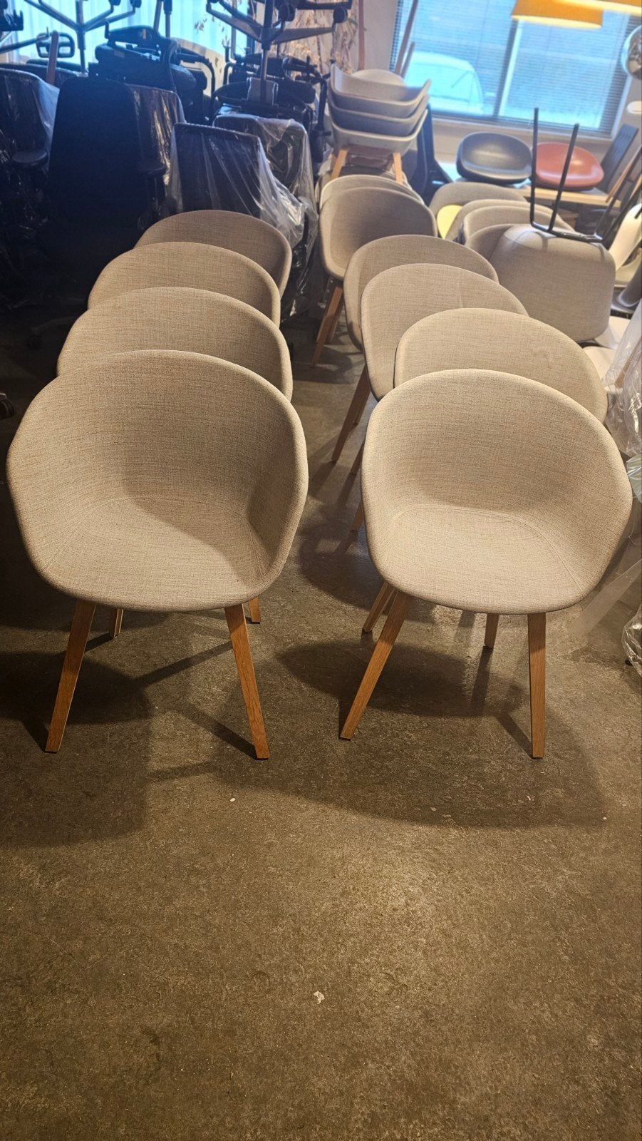Hay Design stoelen AAC23 €125,= perstuk, Enlèvement, Gris