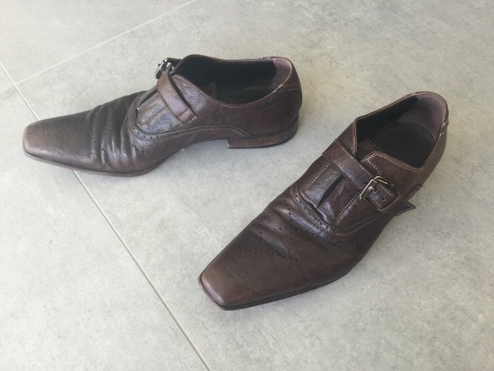 Bruine modieuze herenschoen, Kleding | Heren, Ophalen of Verzenden, Gedragen, Bruin