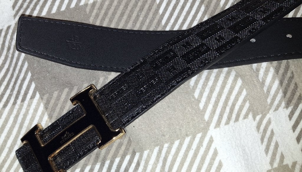 Zwarte heren centuur, Vêtements | Hommes, Neuf, 115 cm ou plus, Enlèvement, Ceinture