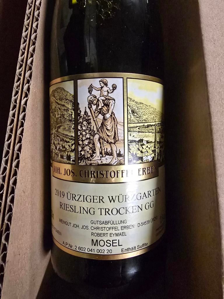 Christoffel Erben Würzgarten Trocken GG 2019 - Moezel, Verzamelen, Overige gebieden, Nieuw, Ophalen of Verzenden, Witte wijn