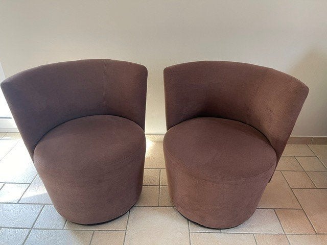 Lot de deux fauteuils Mobitec Bolero R1418, Maison & Meubles, Moins de 75 cm, Design, Comme neuf, Enlèvement