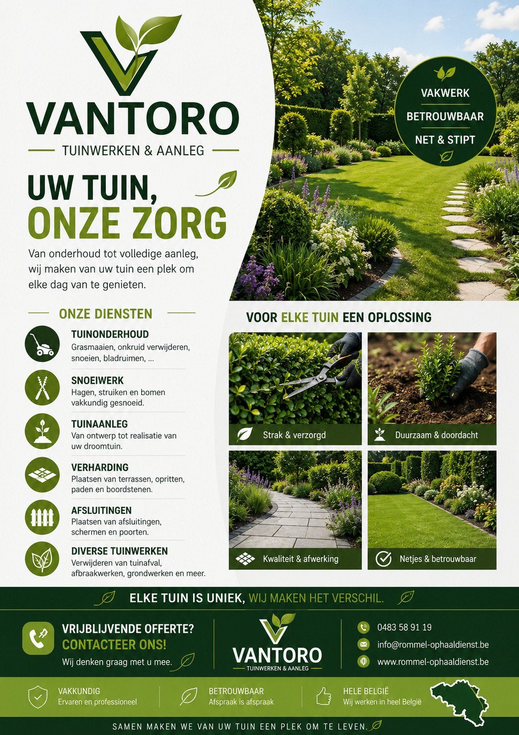 Tuinwerken, Ophalen