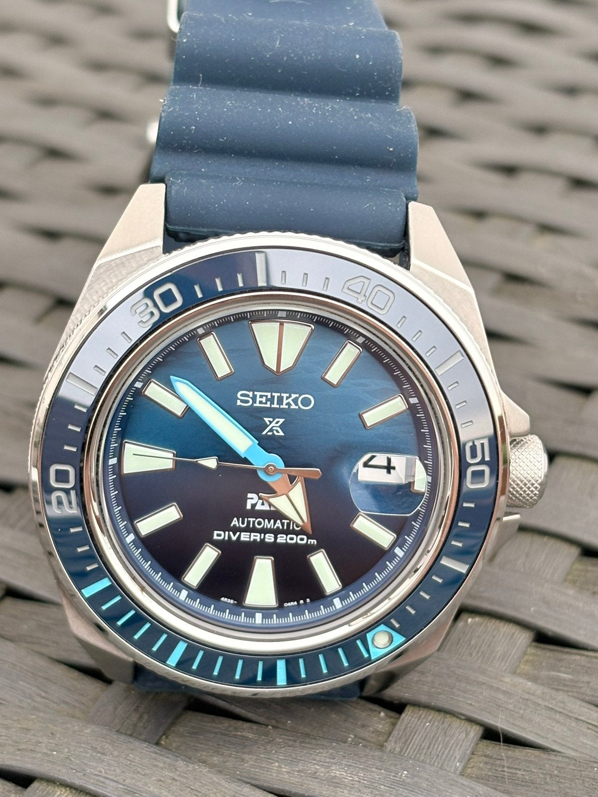 Roi Samouraï Seiko, Enlèvement, Comme neuf, Acier, Seiko