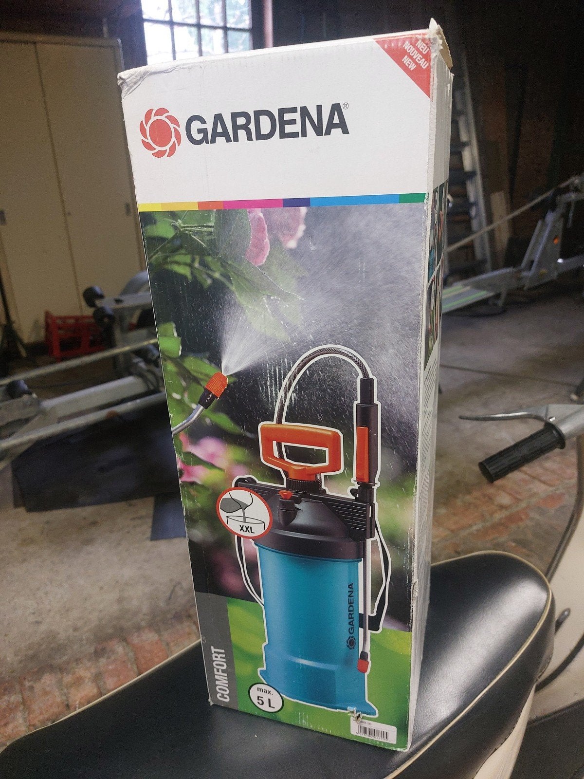 Gardena 5l sproeier, Tuin en Terras, Tuinsproeiers, Ophalen