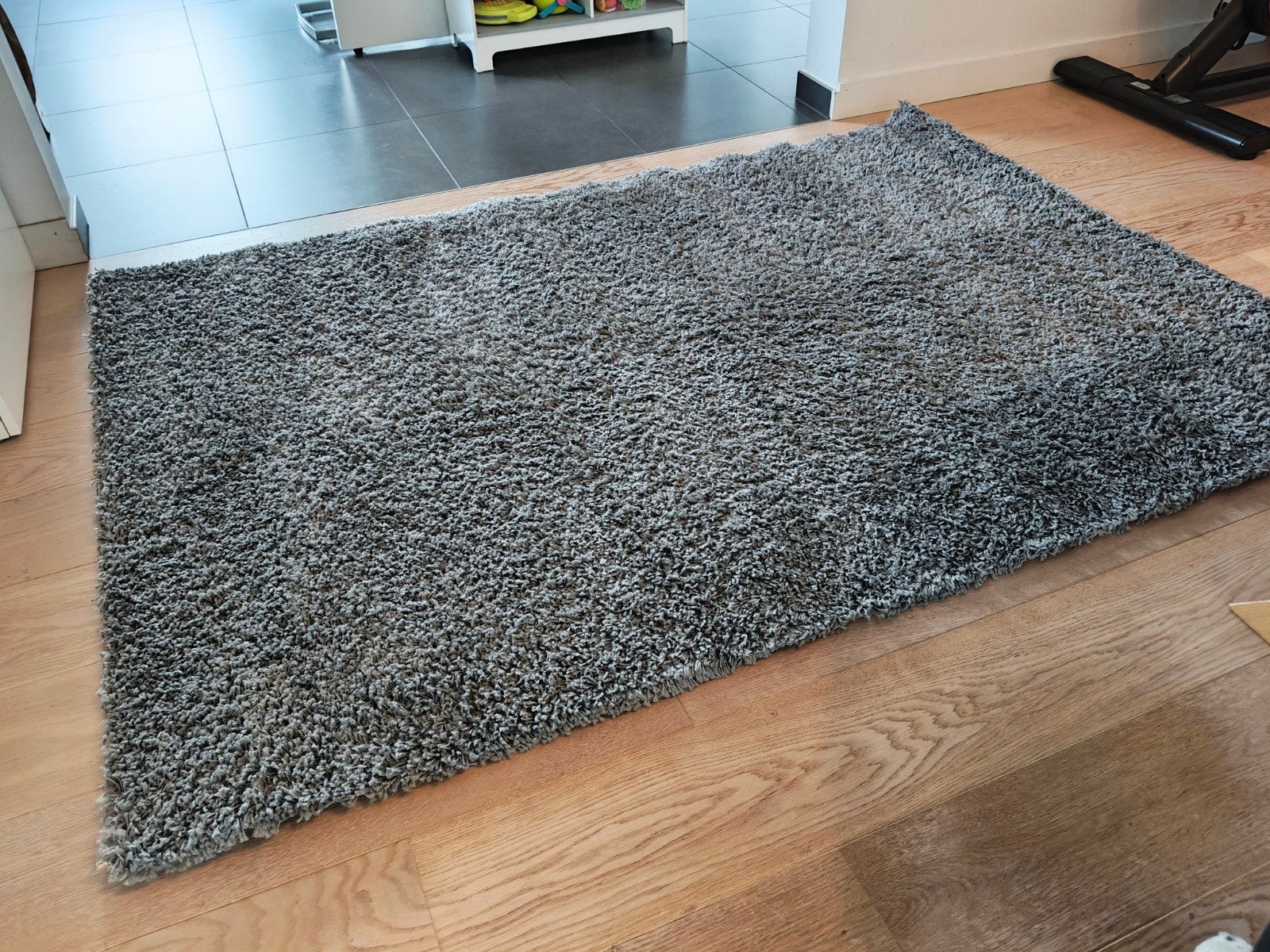 Tapijt IKEA Hampen, Ophalen, 100 tot 150 cm, 150 tot 200 cm, Grijs