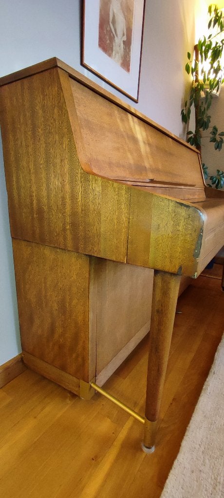 Piano, Muziek en Instrumenten, Piano's, Ophalen, Bruin, Piano