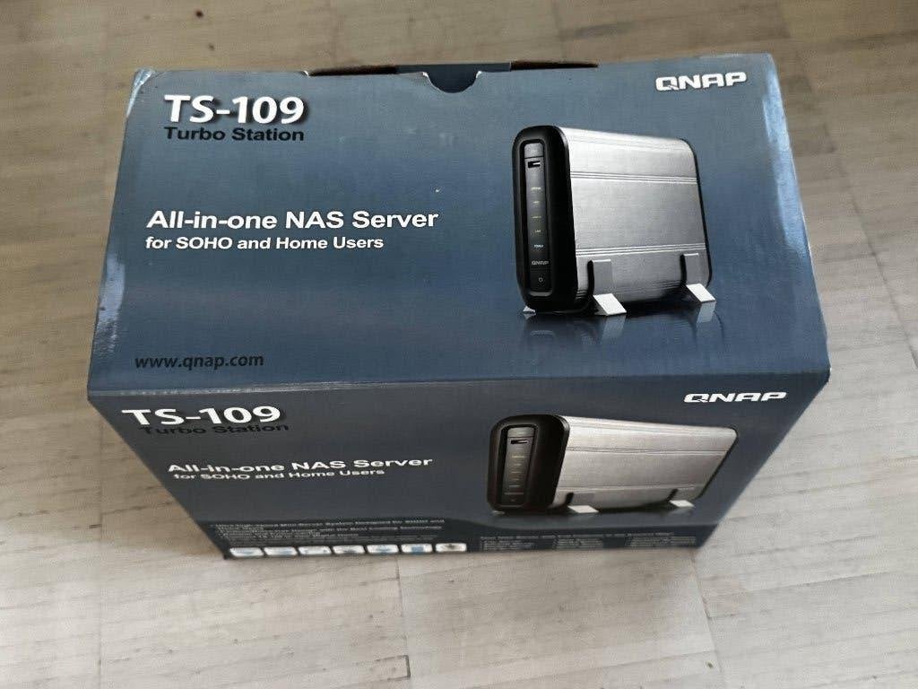 QNAP TS-109 TurboStation NAS – netwerkopslag / back-upserver, Ophalen, Gebruikt