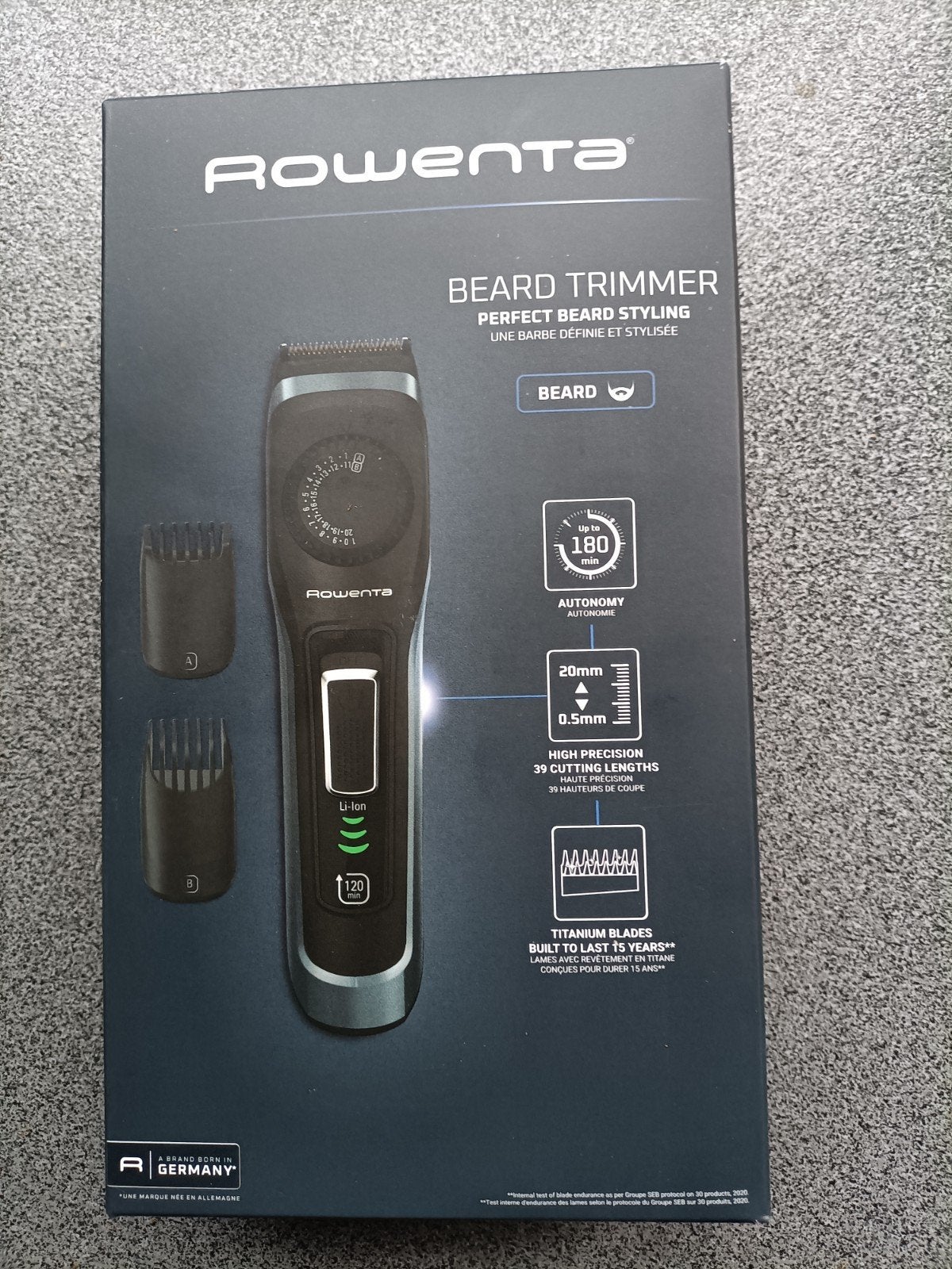 Rowenta baardtrimmer, Elektronische apparatuur, Ophalen, Nieuw