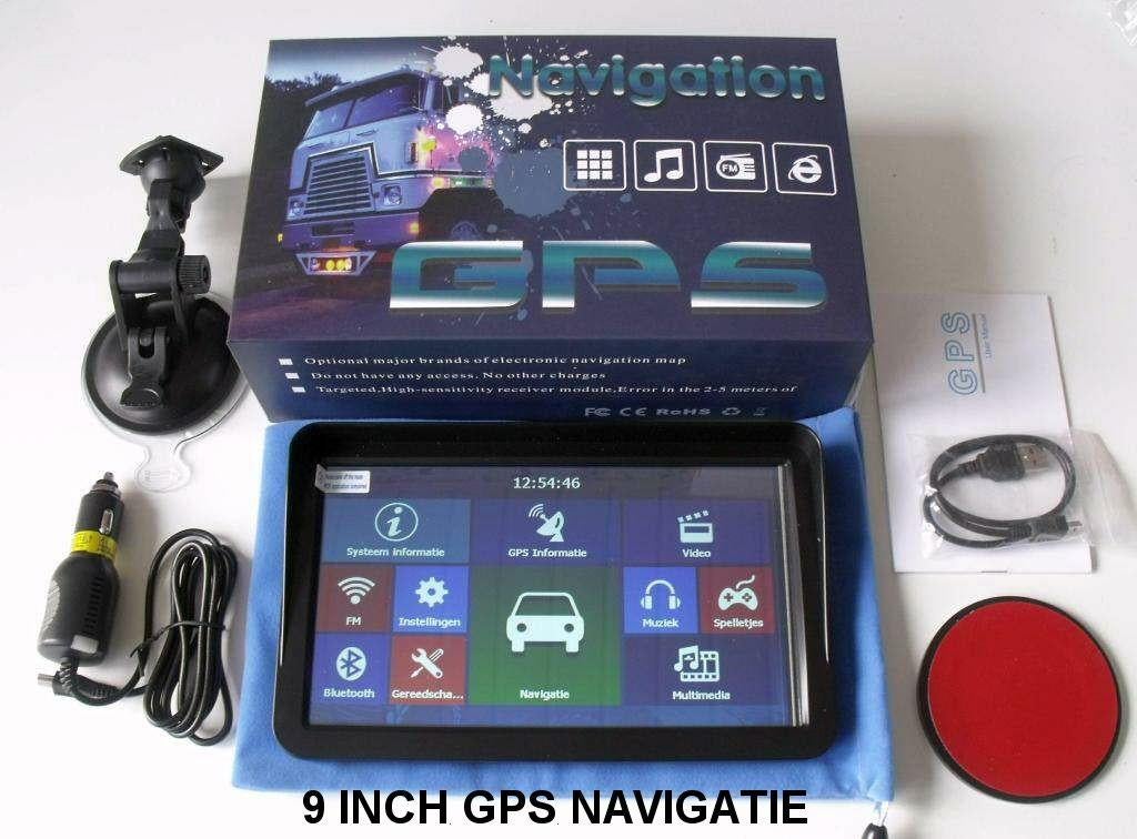 Nieuwe 9 inch GPS Navigaties met Bluetooth en geheel Europa, Auto diversen, Autonavigatie, Ophalen of Verzenden, Nieuw