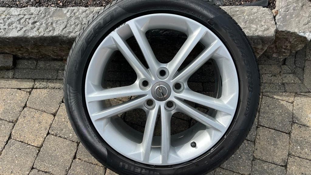 18" Velgen met banden voor Opel Insignia, Ophalen, 18 inch, Velg(en), Personenwagen