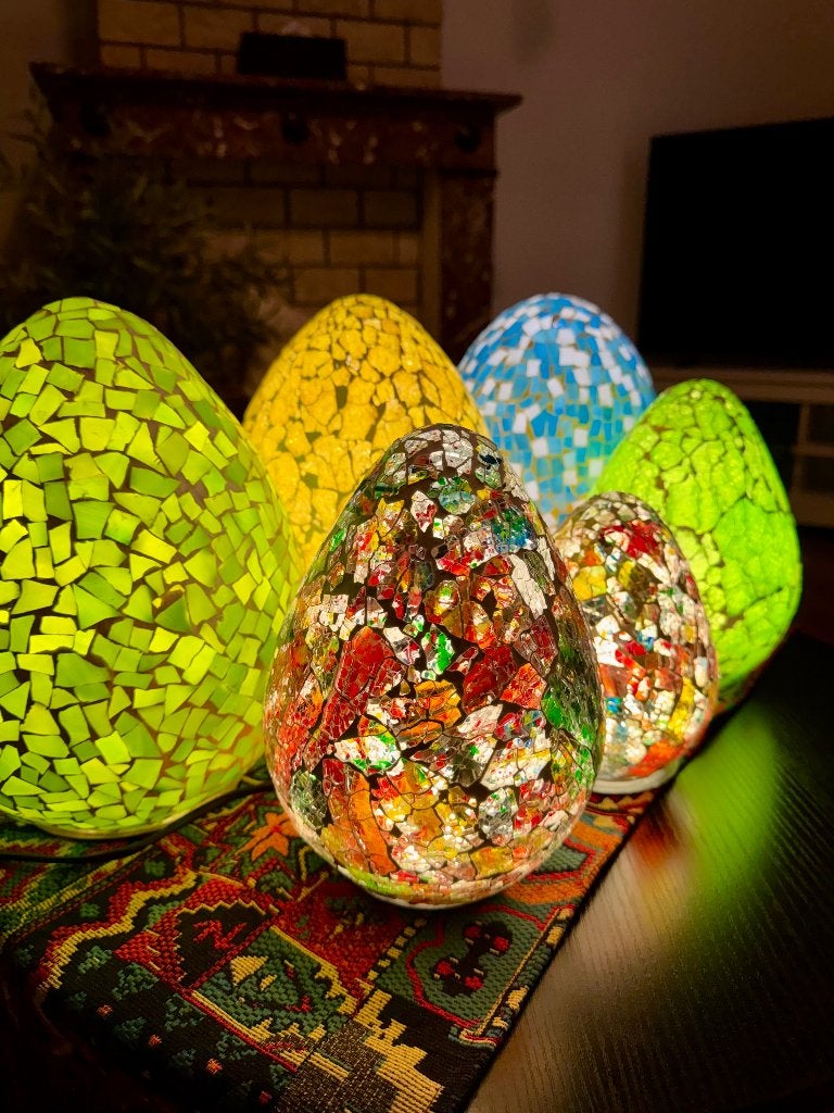 Handmade Mosaic Lamp, Ophalen