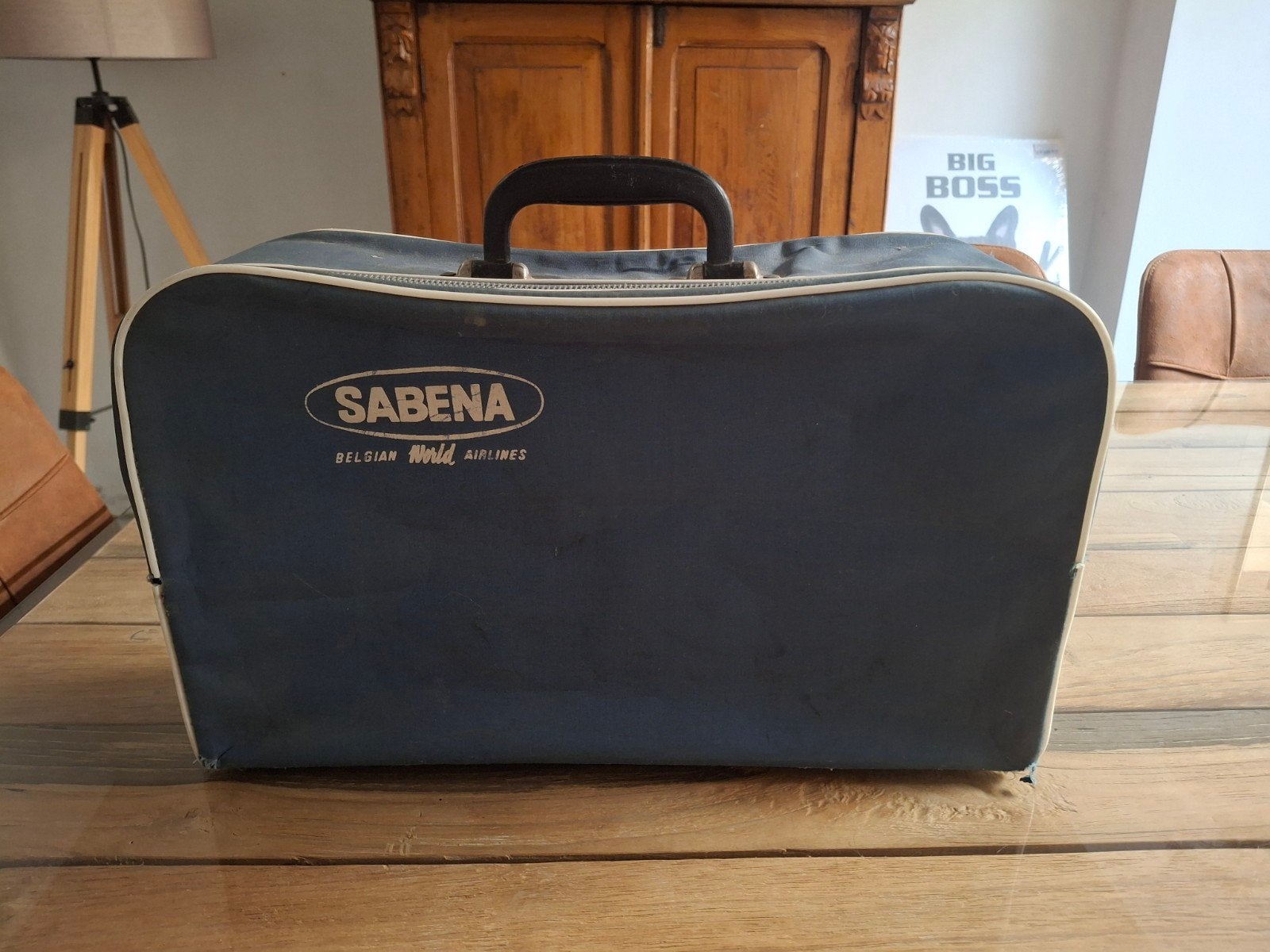 Vintage Sabena koffer / valies, Collections, Aviation, Enlèvement