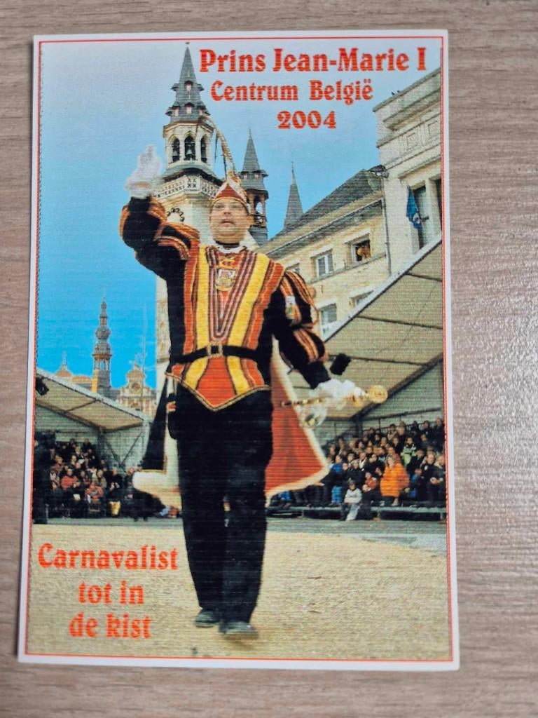 Postkaart Prins Jean-Marie 2004 Aalst Carnaval, Verzamelen, Ophalen of Verzenden, Nieuw