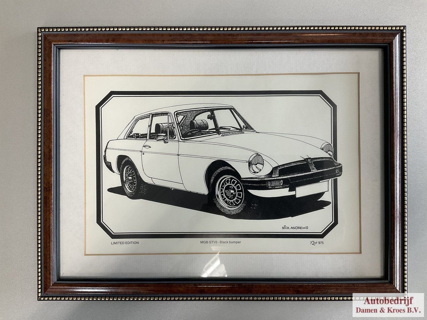Limited Edition Schilderij MGB GTV8, -, -, Ophalen of Verzenden, Zo goed als nieuw