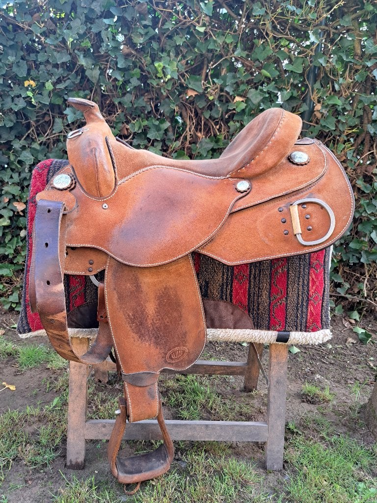 Compleet origineel Westwood westernzadel 16" TR, Dieren en Toebehoren, Ophalen, Gebruikt, Overige merken, Middel