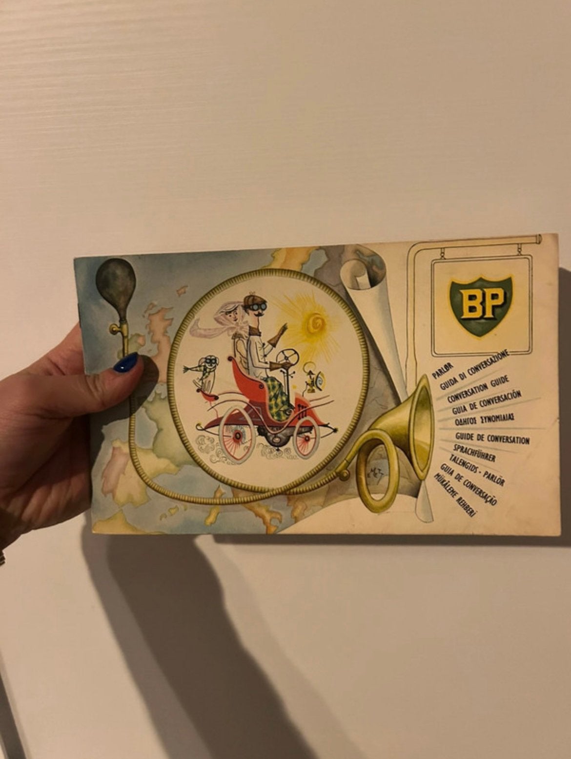 Guide de conversation de BP — Années 1950 — Multilingue, Collections, Marques & Objets publicitaires, Comme neuf, Enlèvement ou Envoi