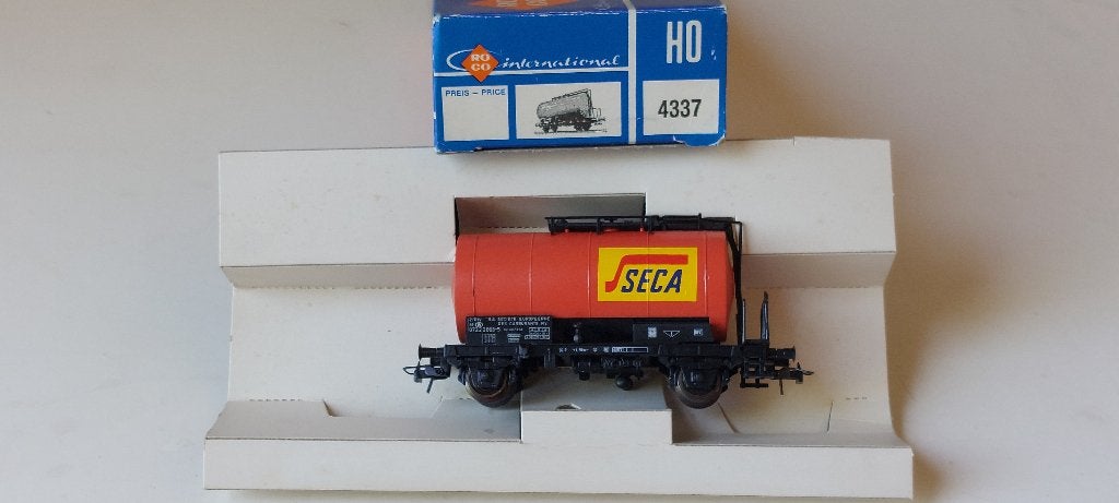 SNCB/NMBS ROCO WAGON CITERNE *SECA*HO*DC, Analogique, Wagon, Comme neuf, Roco