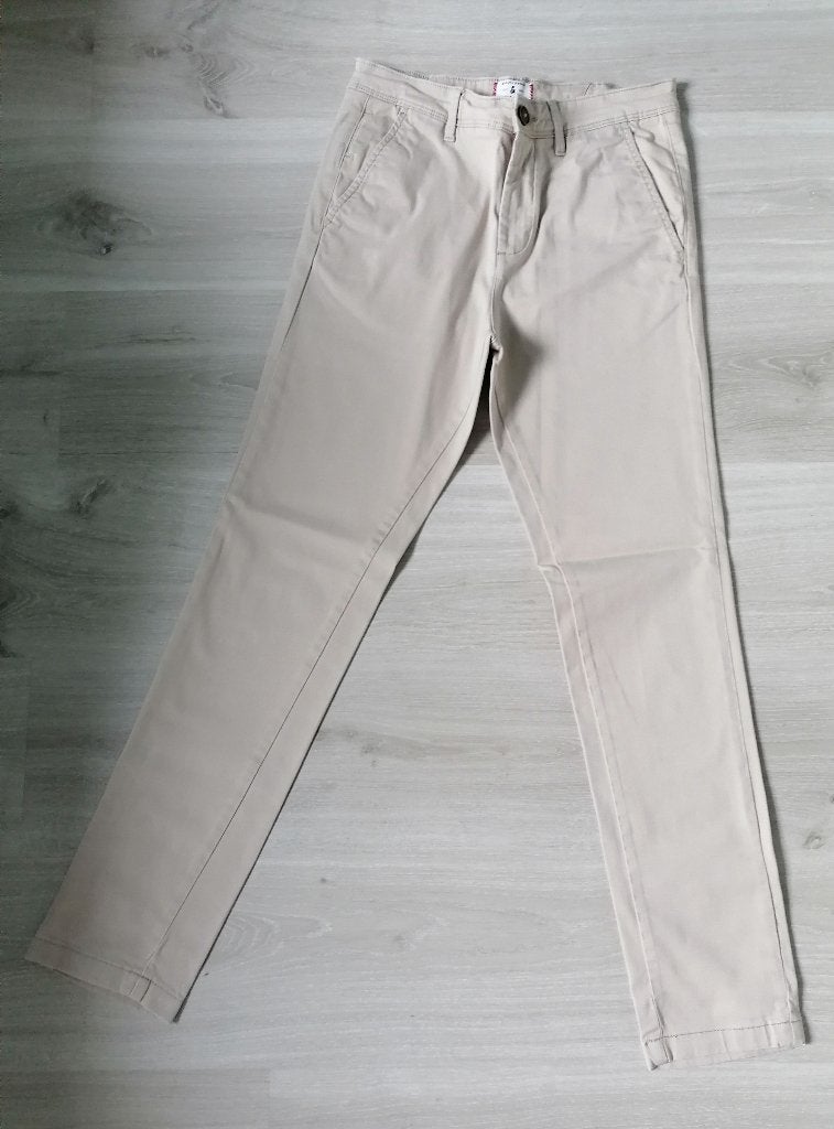 Broek Jack & Jones, maat W27, Kleding | Heren, Broeken en Pantalons, Verzenden, Beige, Zo goed als nieuw, Jack&Jones