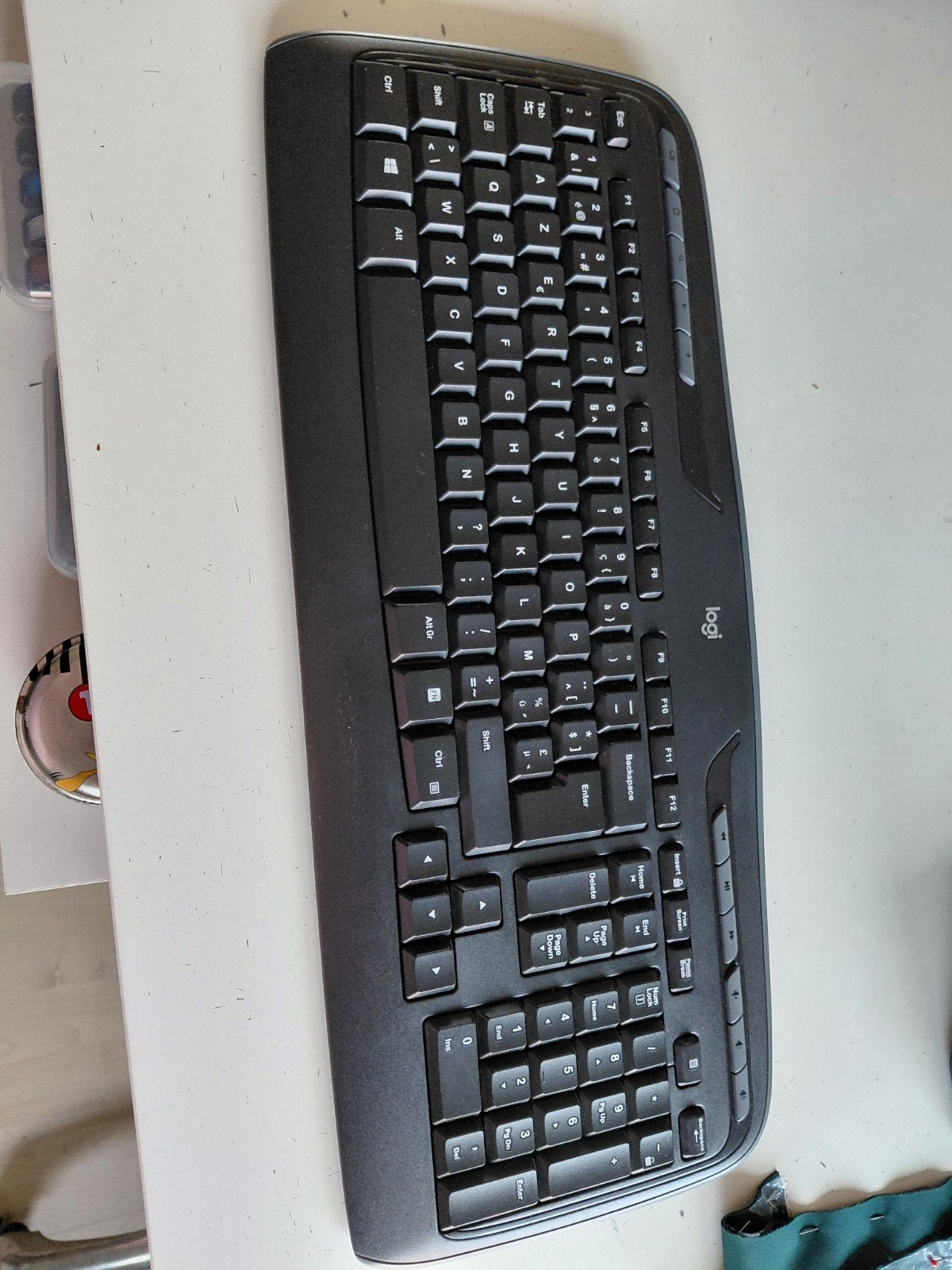 toetsenbord en muis, Verzenden, Logitech, Azerty, Zo goed als nieuw