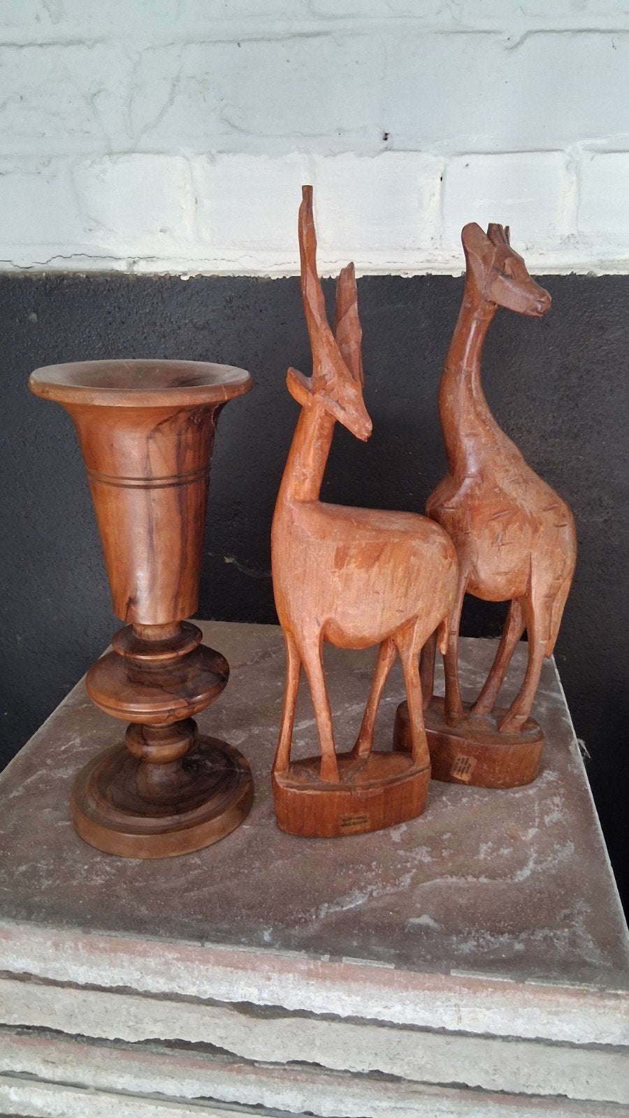 Beeldjes in hout., Ophalen of Verzenden, Hout