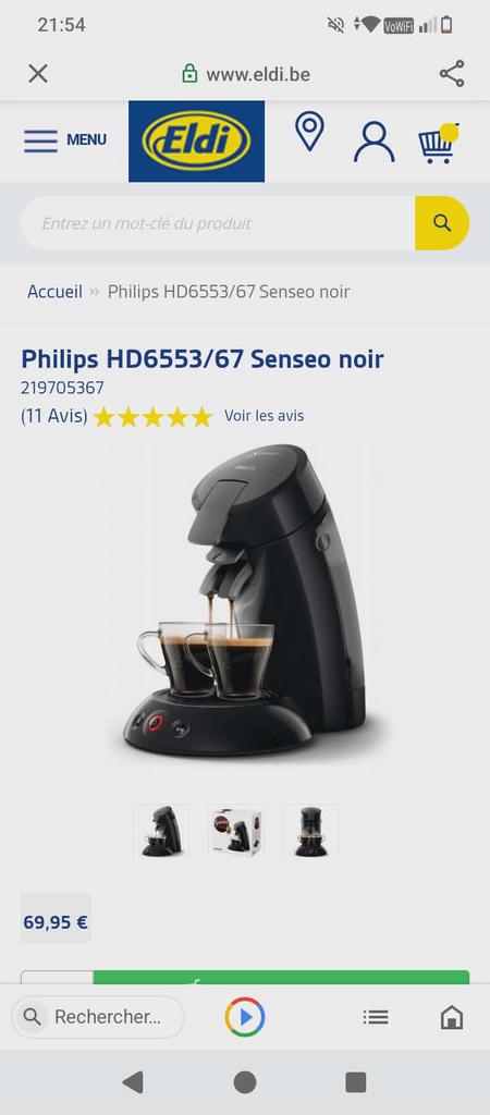 Sensel plus que correcte, Ophalen of Verzenden, Zo goed als nieuw, Senseo