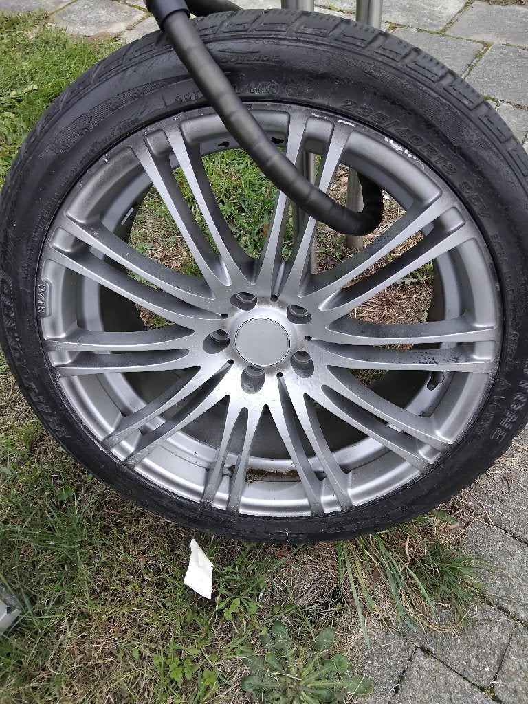 Velgen en banden set bmw, Autos : Pièces & Accessoires, Enlèvement, 4 Saisons, Pneu(s)
